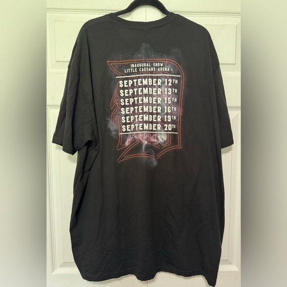 Kid Rock Inaugural Show Little Caesars Arena 2017 Black Graphic Tee 3XL - Picture 5 of 5